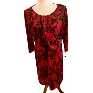 Serengeti Black and Red Business Dress